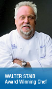 Galardonado chef Walter Staib